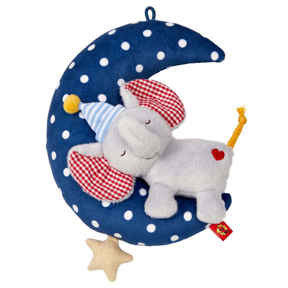 Coppenrath 17476 - Die Spiegelburg - Baby Glück - Spieluhr, Elefant im Mond