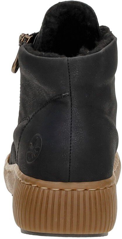 Rieker Veterschoenen Hoog zwart