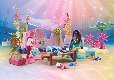 Playmobil 71499 Princess Magic Byggesett Princess Magic Sea Animal Care Of the Mermaids