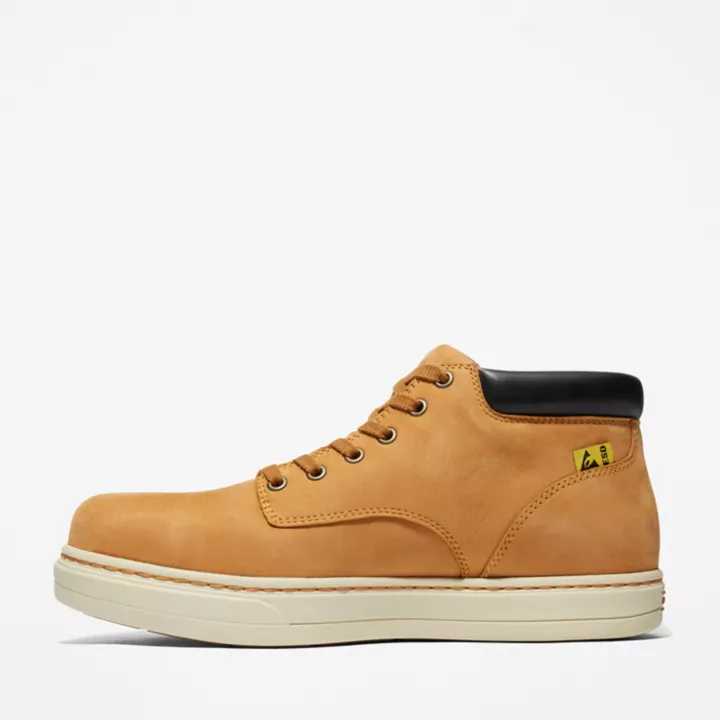Bottines chukkas professionnelles à embout en acier Disruptor Timberland PRO pour homme en jaune
