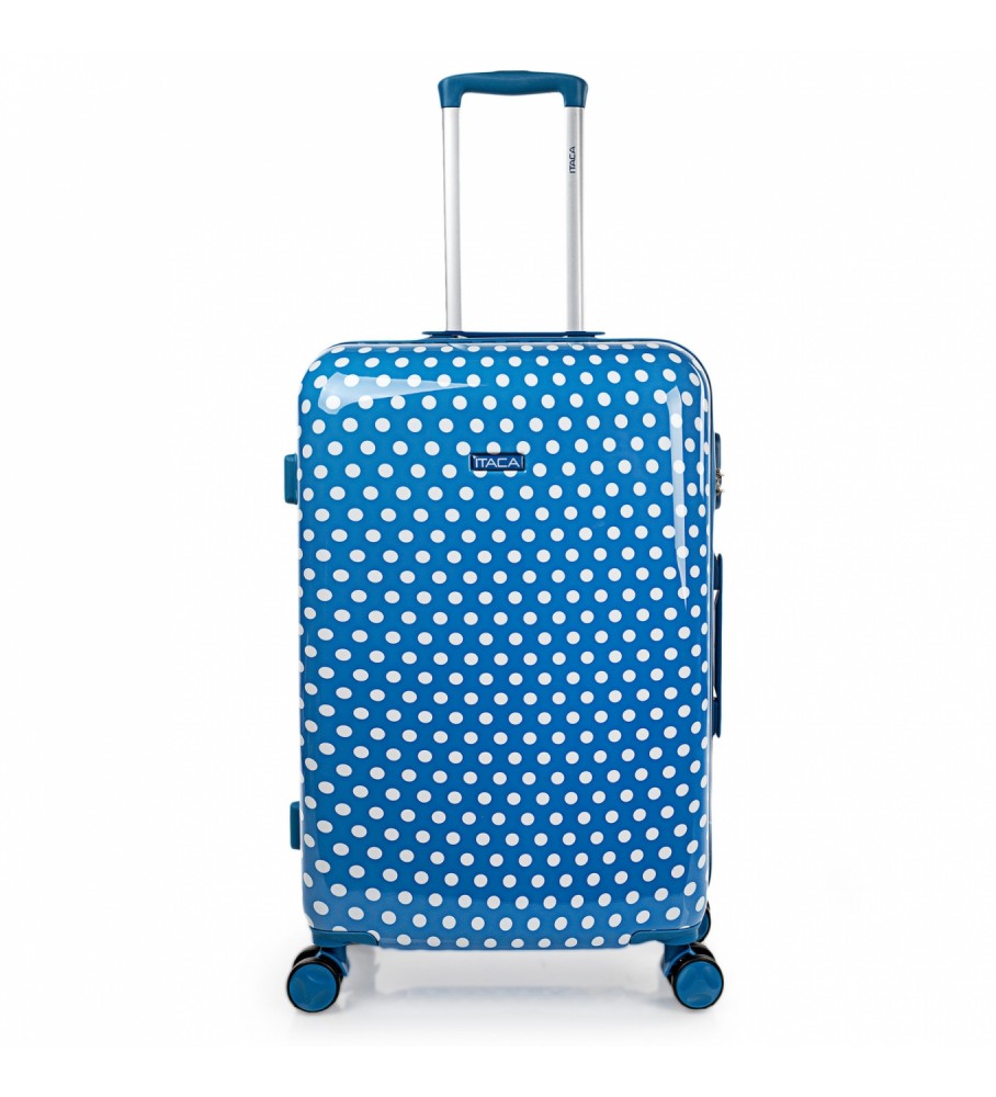 Mala de viagem rígida ITACA 702460 Azul - 67x45x24cm -