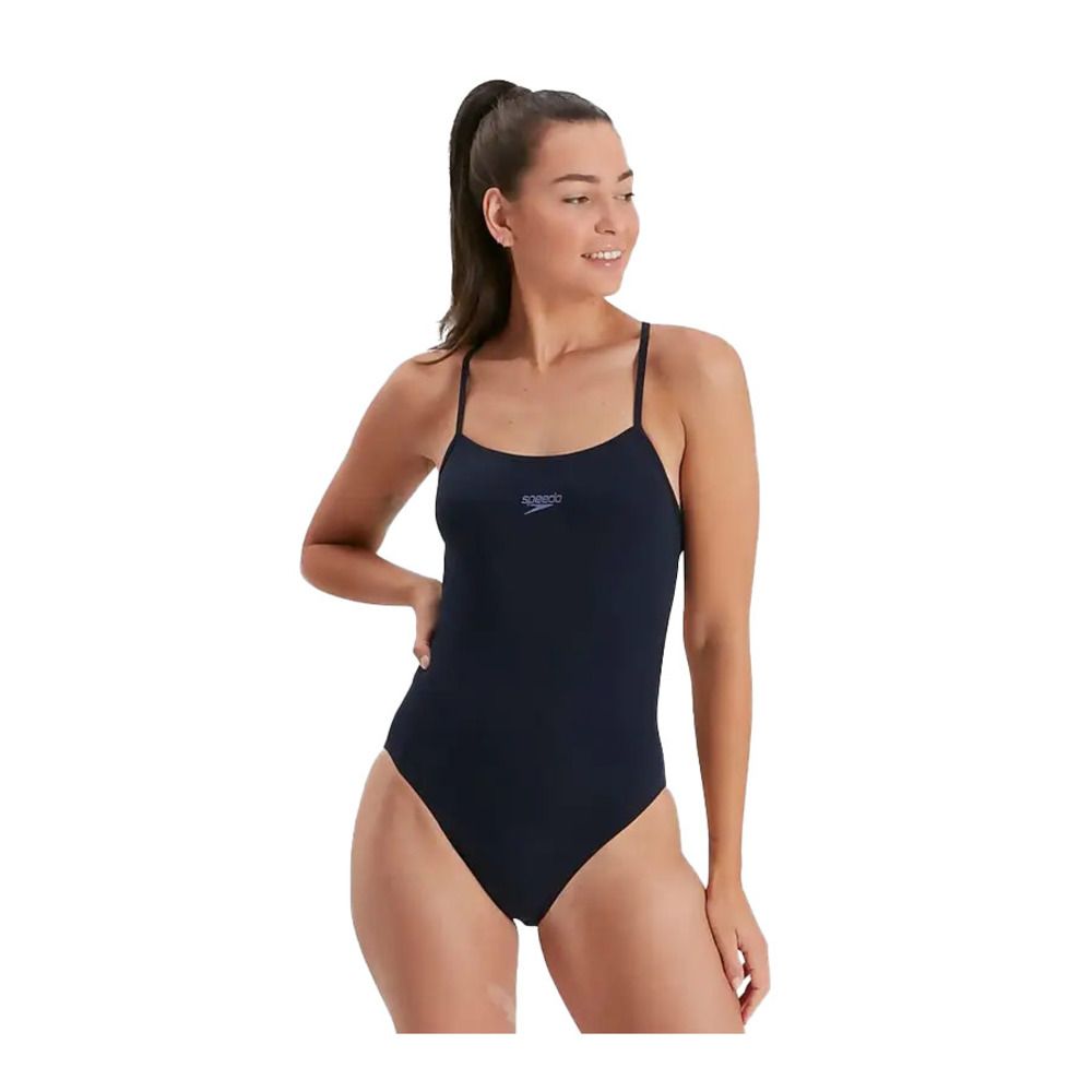 Speedo ECO + THINSTRAP - Maillot de bain 1 pièce Femme navy