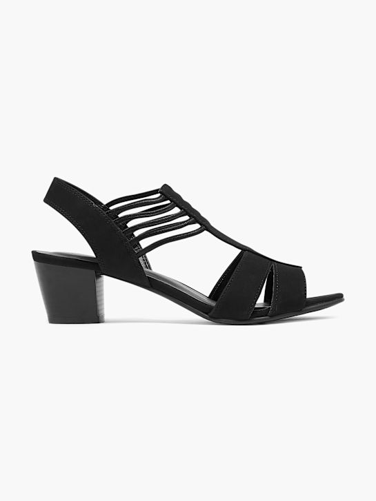 Graceland Sandalette Schwarz