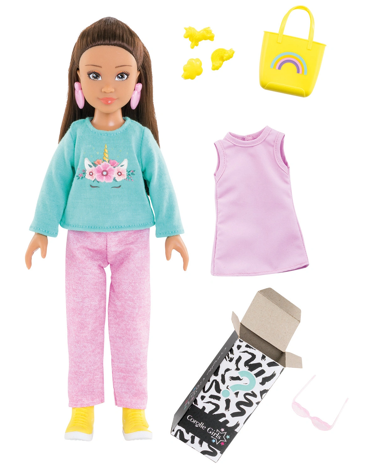 Ankleidepuppe LUNA SHOPPING SURPRISE (28cm) mit Zubehör