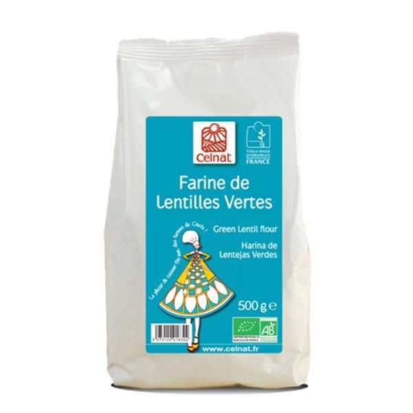 Farinha De Lentilhas Verdes Bio
