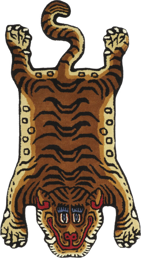 Bongusta Tiger Rug small Multi
