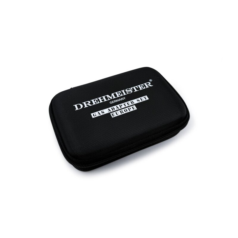 DREHMEISTER Gas Flaschen Adapter Set EU inkl. Etui - Gas-Entnahme (6-teilig)