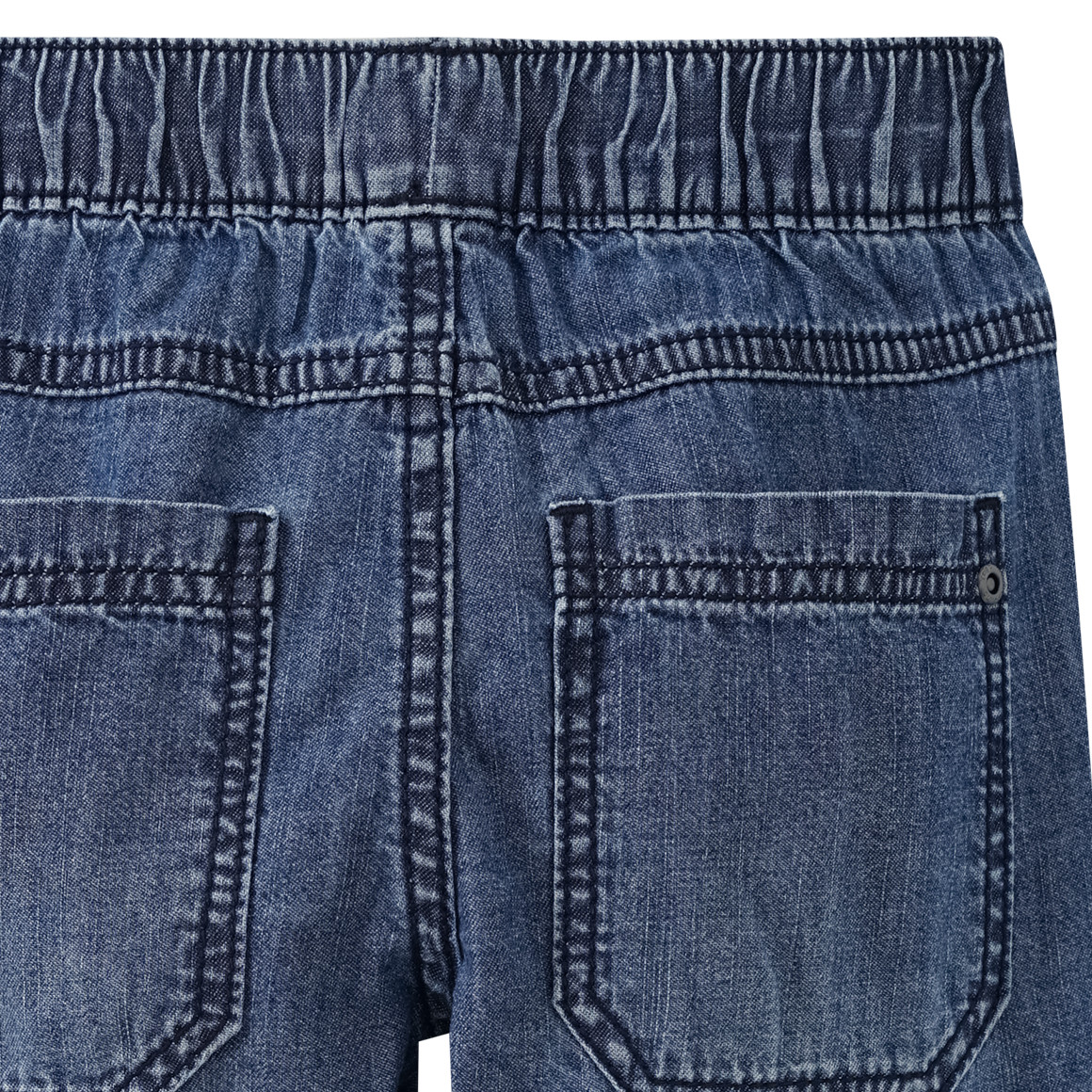 Topolino Jungen Hose in Denim-Optik blau