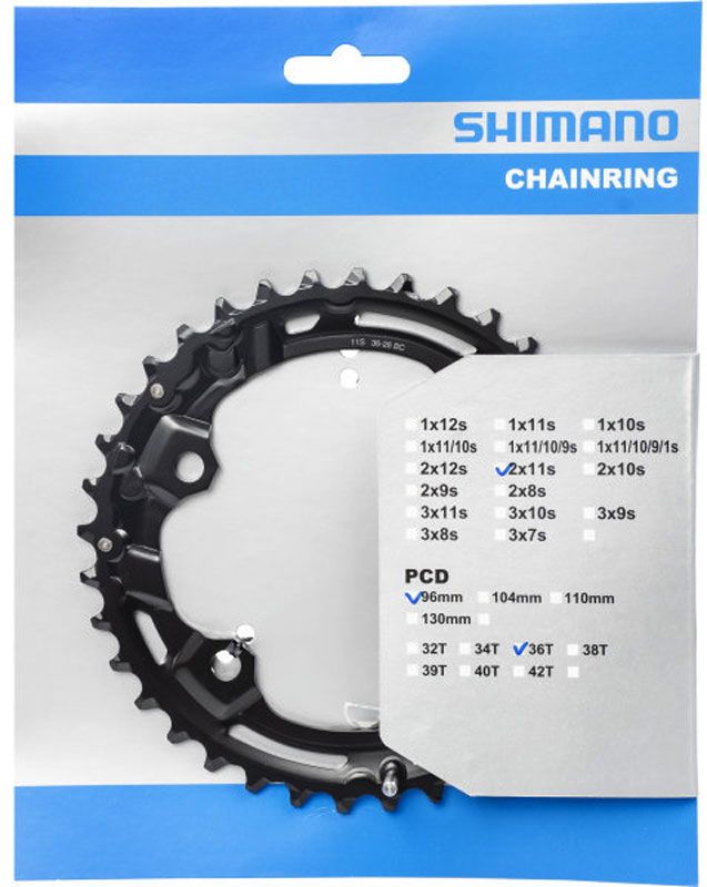 Shimano DEORE FC-M5100-2/M5100-B2 2x11-fach Kettenblatt kaufen | Bike-Discount