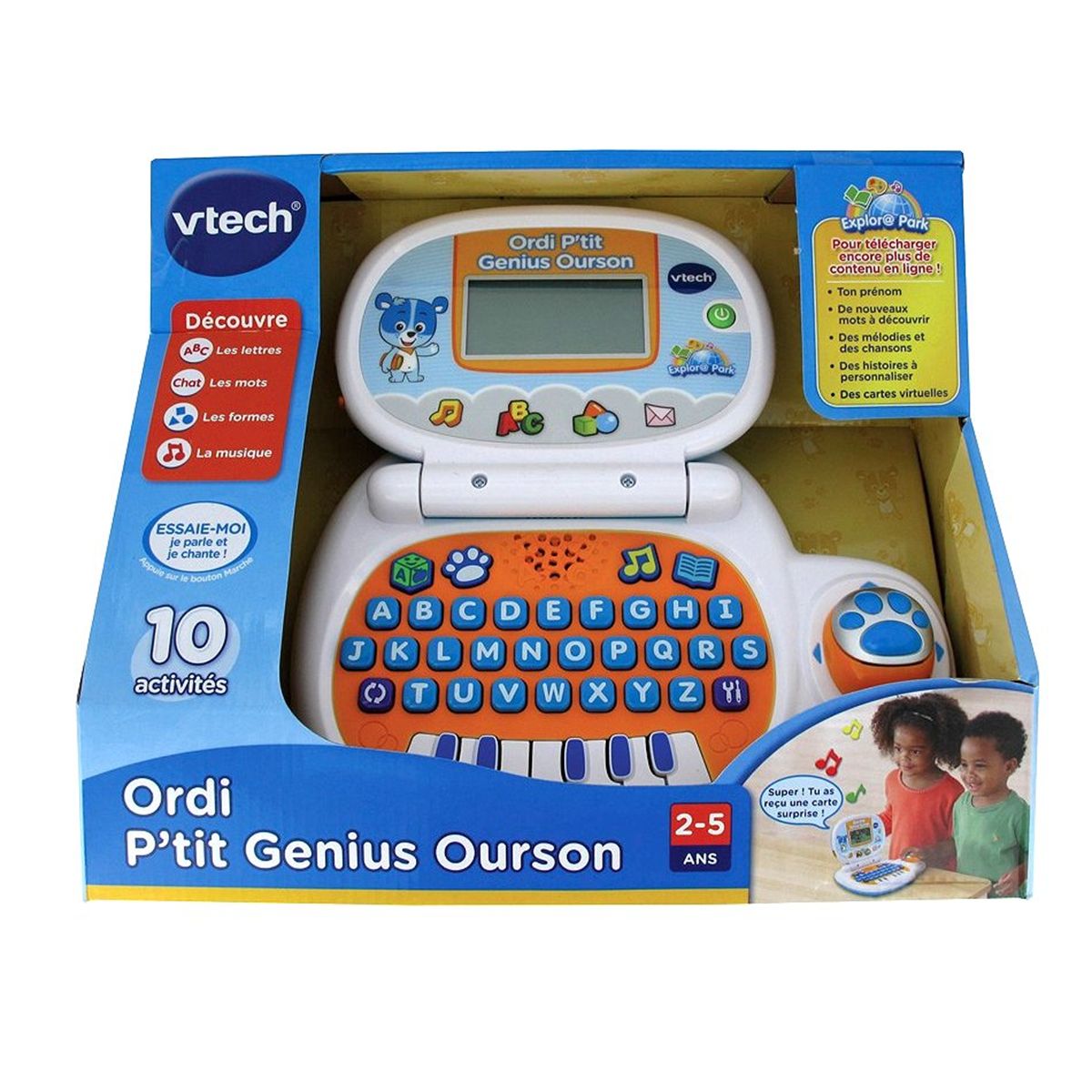 Ordi p'tit genius ourson bleu