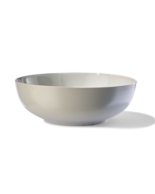 bol 13 cm - Helsinki - émail réactif - gris clair