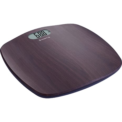 Nortiq wood elektronisk badevægt 7006 - mørk