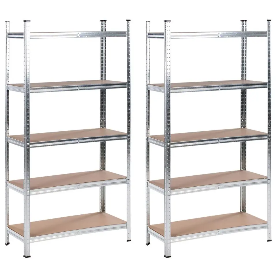 XITTA - Stellingkast set van 2 - Zilver - Staal