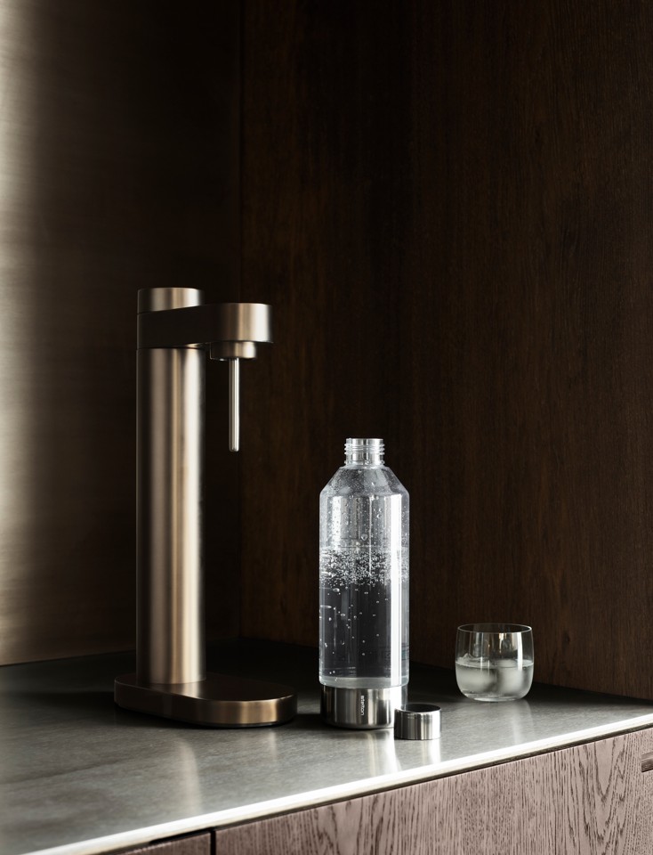 Stelton - Brus carbonator sodavandsmaskine - Stål