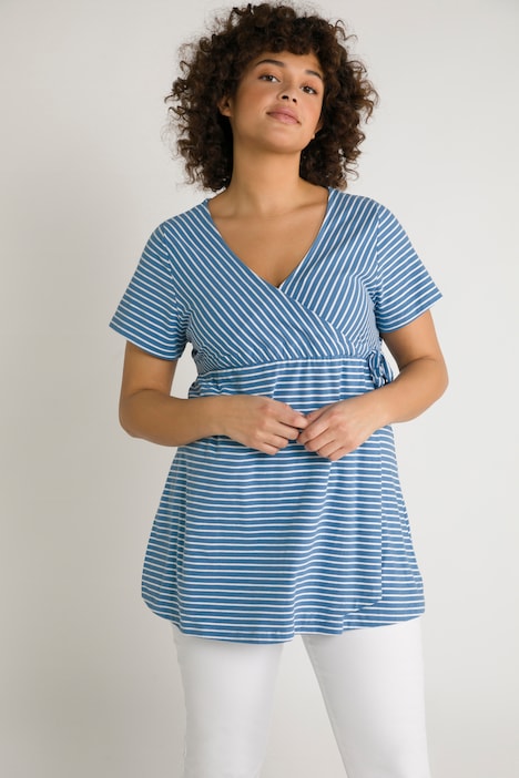 Bellieva-T-Shirt, Stillfunktion, Ringel, A-Linie, Halbarm