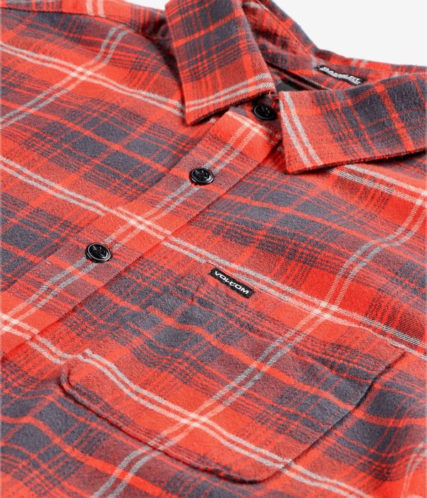 Volcom Caden Plaid Hemd (bright red)