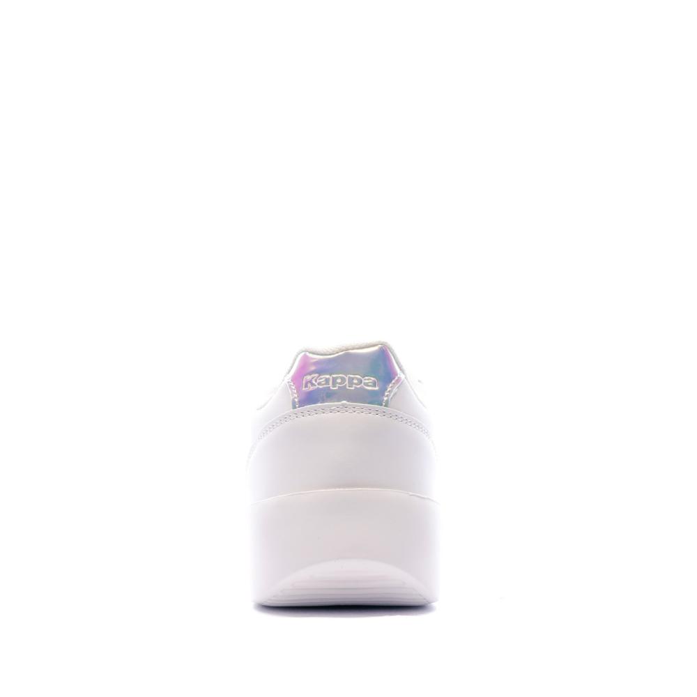 Kappa Baskets Blanches/Argent Femme Kappa Amelia