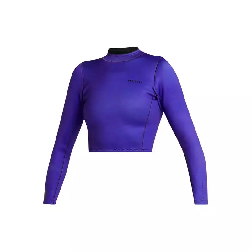 Top néoprène femme MYSTIC Lunar L/S Crop Top Neoprene 2mm Purple