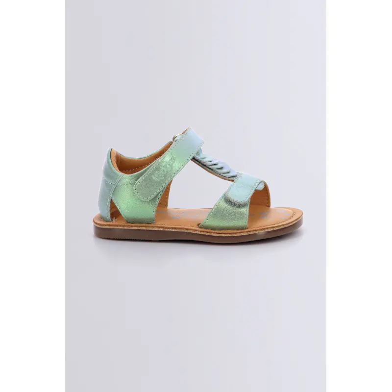 Divazia Vert irise SANDALES Cuir Fille
