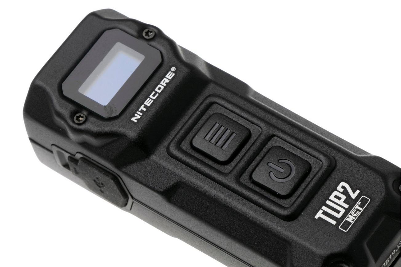 Nitecore TUP2 Classic Black, oplaadbare sleutelhangerzaklamp, 1200 lumen