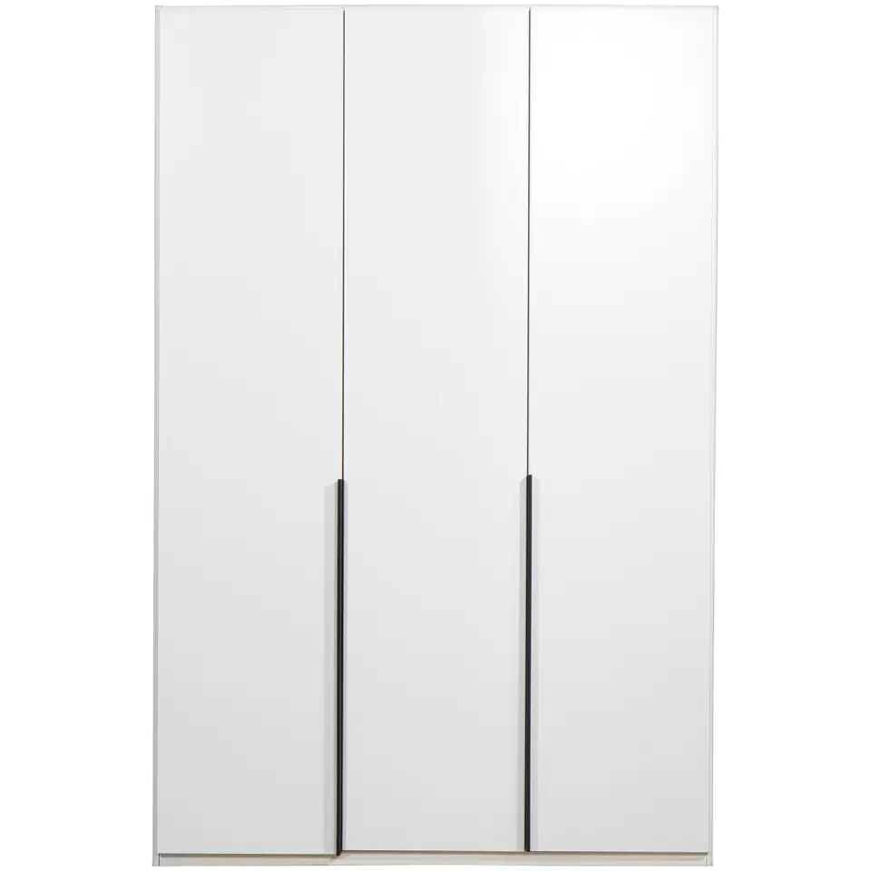 Kledingkast Milaan 3-deurs - wit - 236x135x58 cm