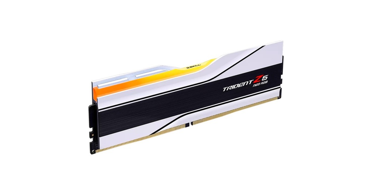 G.Skill64 GB DDR5-6000 Kit werkgeheugen  (Zilver, F5-6000J3036G32GX2-TZ5NRW, Trident Z5 RGB, EXPO)