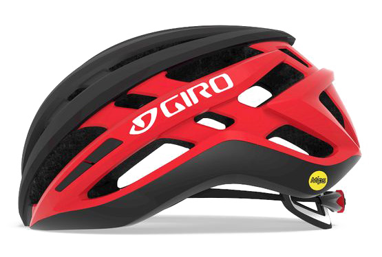 Giro Agilis MIPS cykelhjelm mat sort/rød