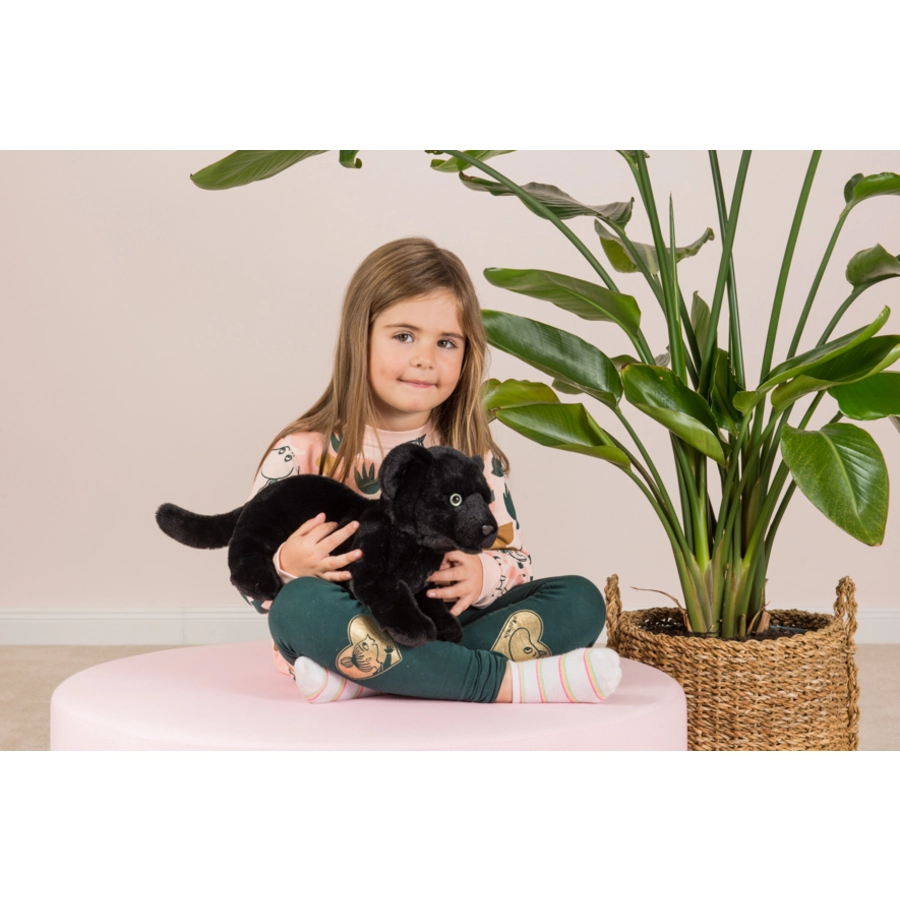 Teddy HERMANN® Panther Baby liegend 30 cm