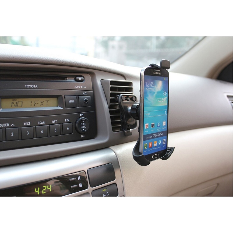 Accessoire téléphonie pour voiture Wefix SUPPORT AUTO VENTOUSE + GRILLE AERATION JUSQU'A 7,5