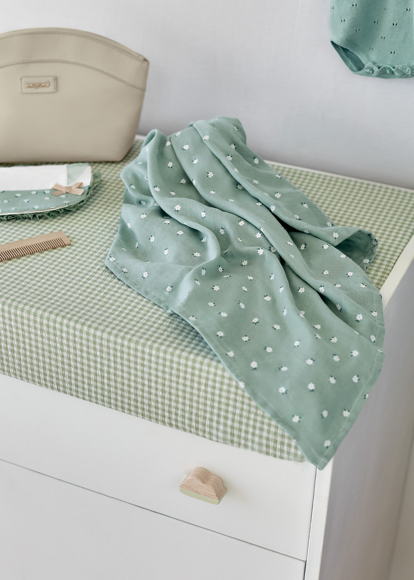 Gaze estampada para bebê