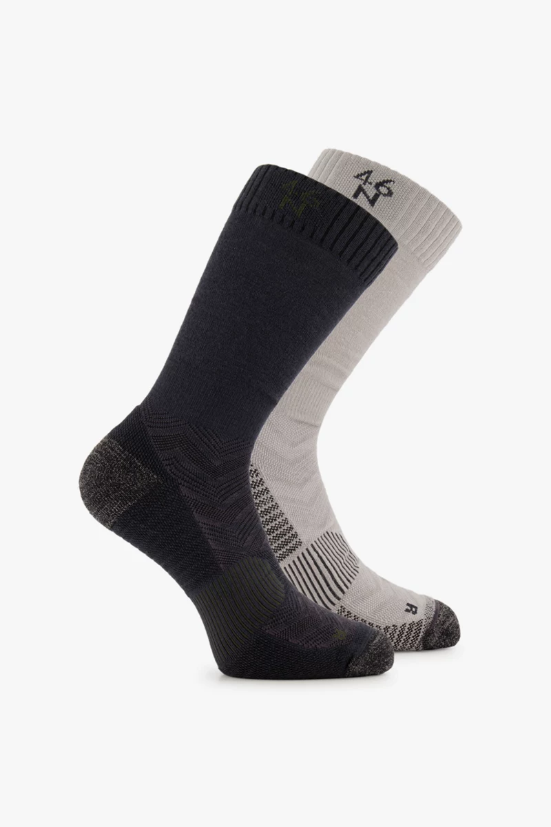 46 NORD 2-Pack Crew Merino 35-47 Herren Wandersocken