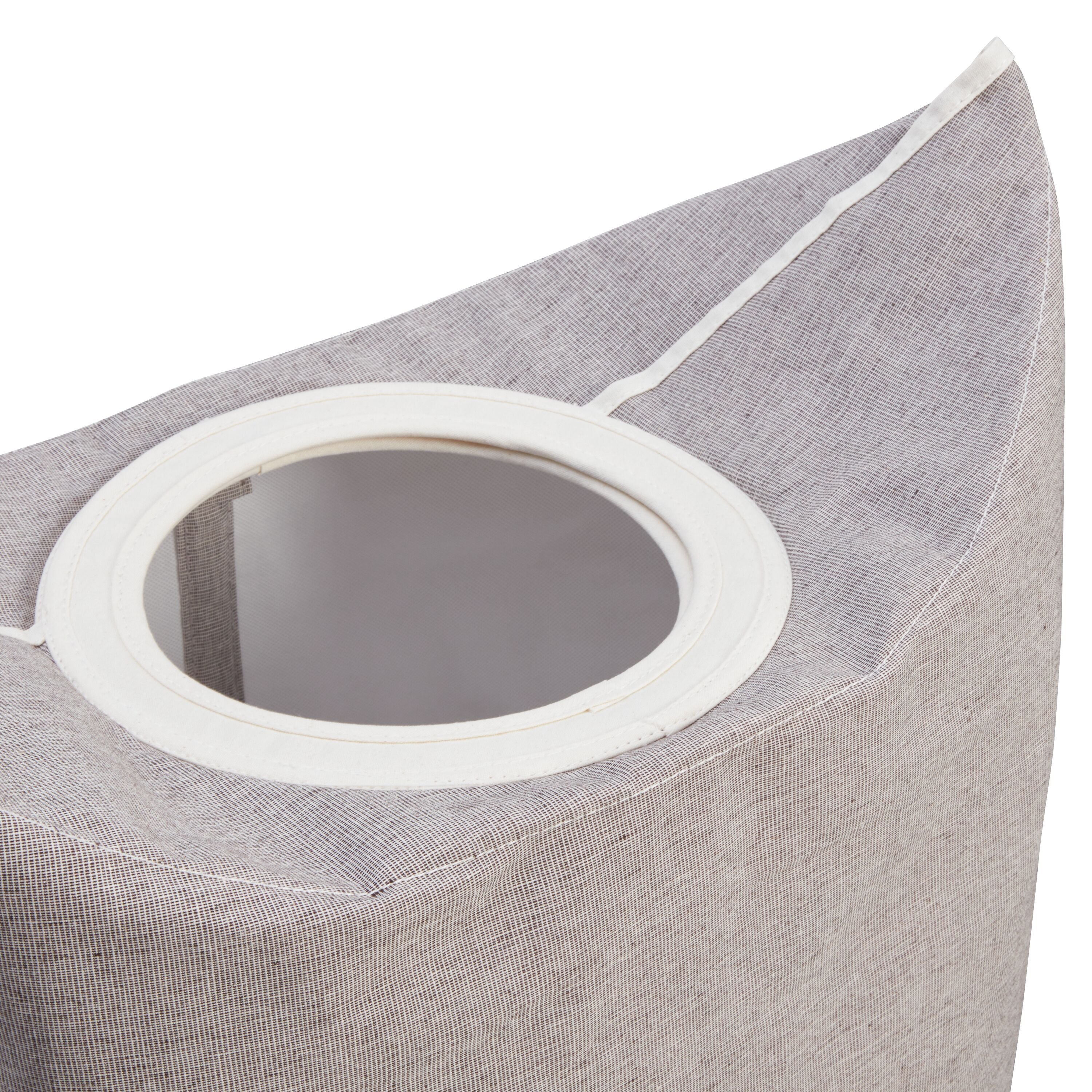 CANESTRO Wäschekorb - Grau / B: 50.0 cm x T: 30.5 cm x H: 75.0 cm