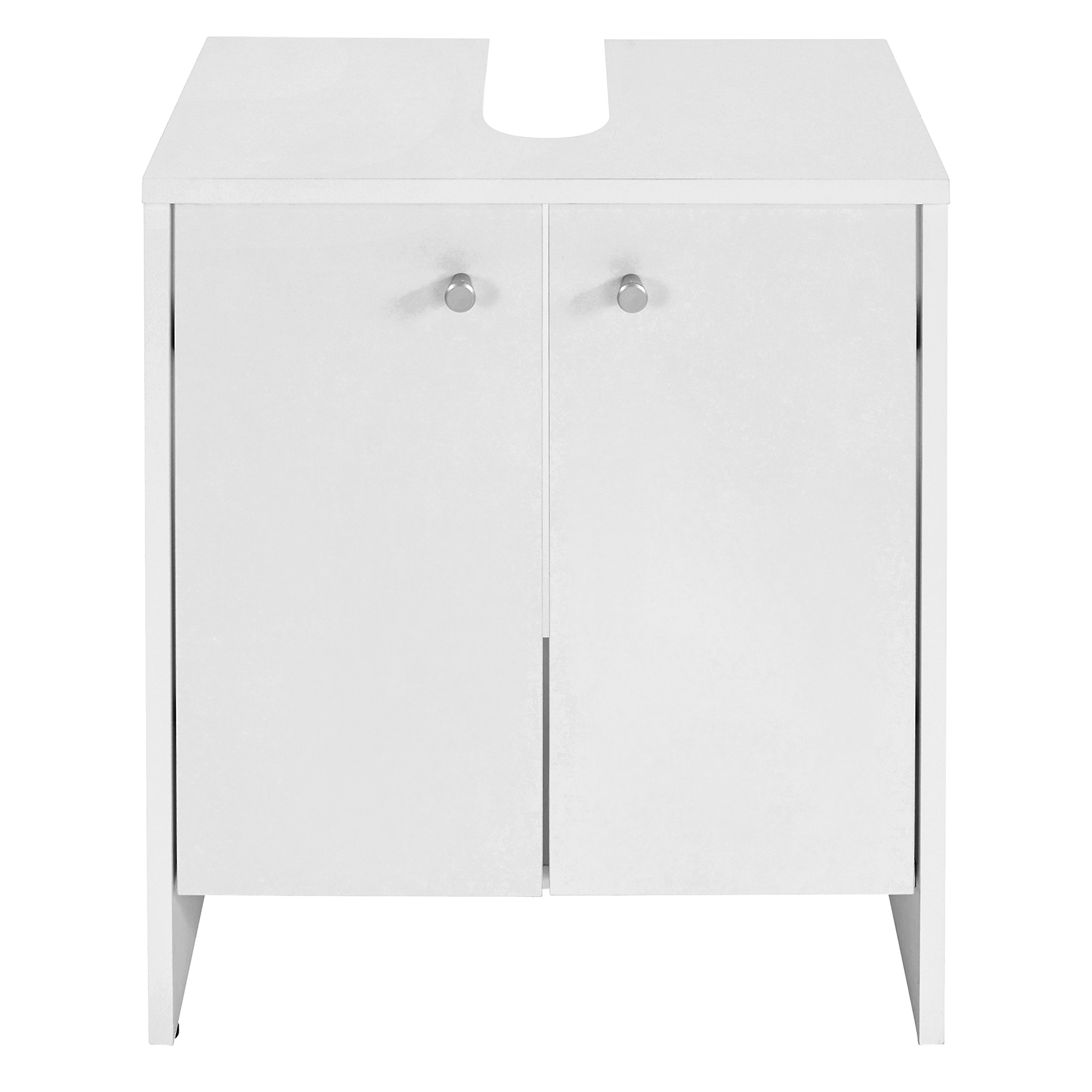 Waschbeckenunterschrank - weiß - 50 cm breit