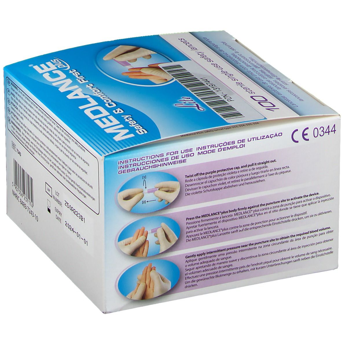 MEDLANCE® plus Lite Sicherheitslanzetten 25 G