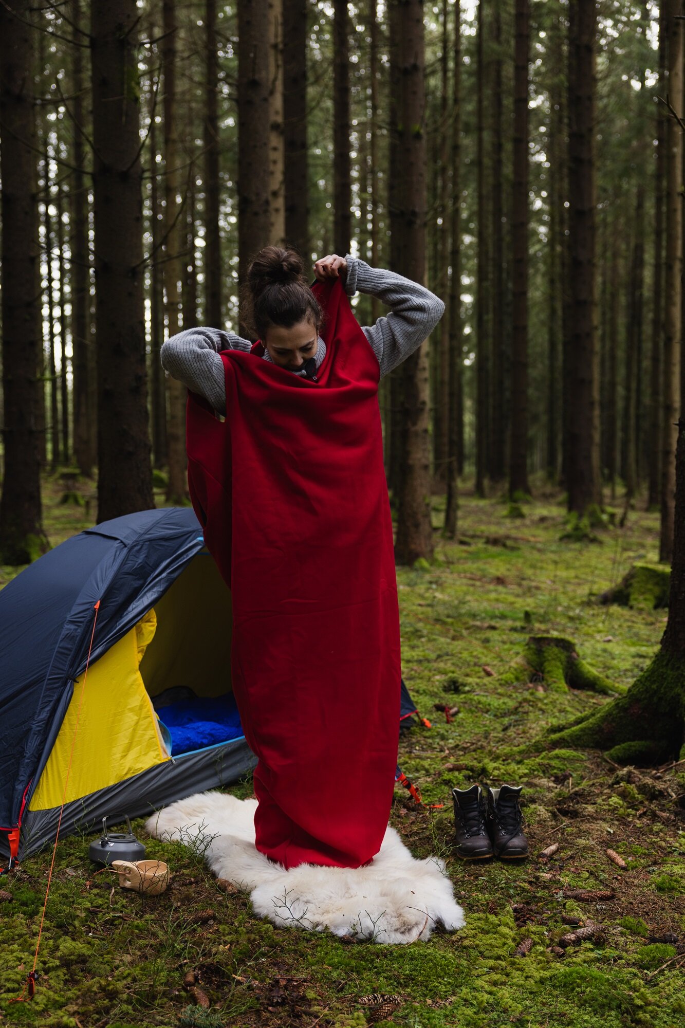 Falkeberg Warm Boost Mummy Liners<br>Lakenpose i fleece