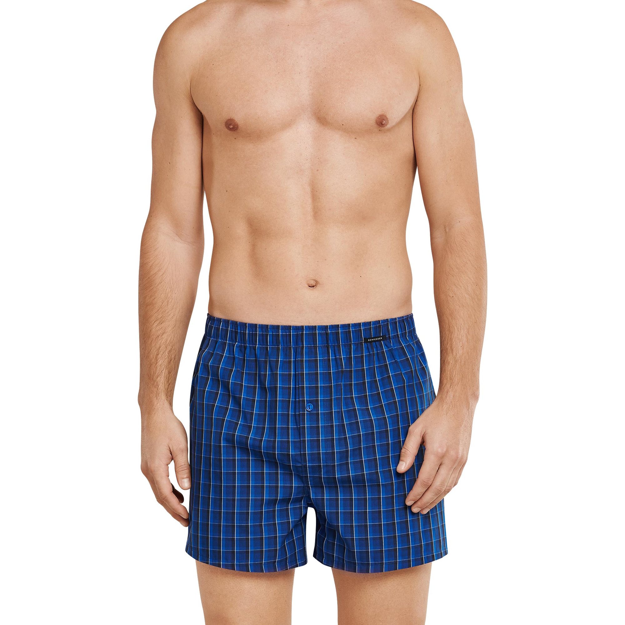 Herren Web-Boxershorts Mehrfarbig