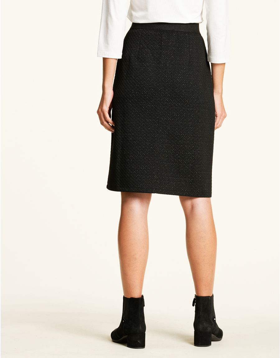 Jupe stretch noire chic