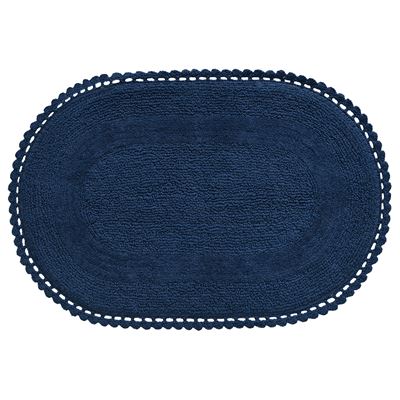 Tapis de bain coton finition crochet - 1700 g/m² - BECQUET CRÉATION