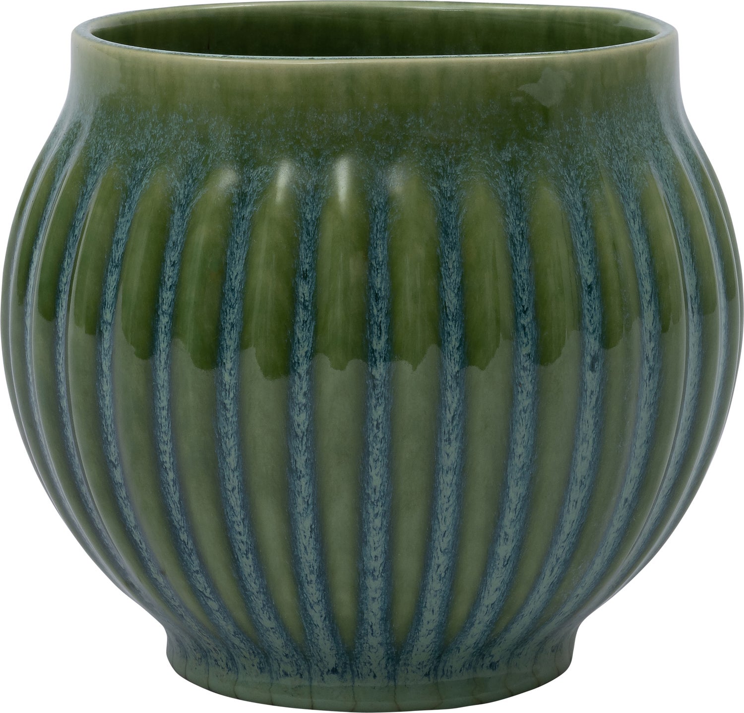 Intratuin bloempot Figo groen D 18 H 22 cm
