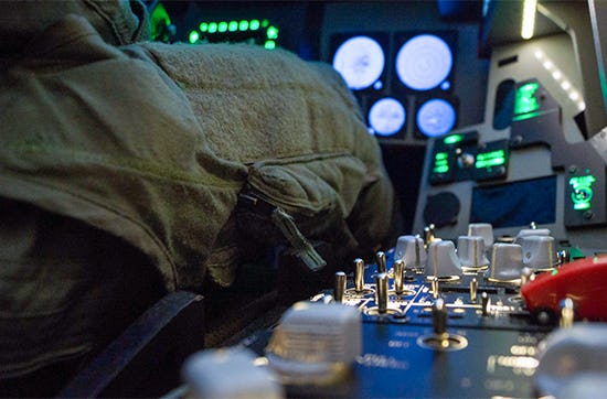 Flugsimulator Kampfjet F18 in Zürich