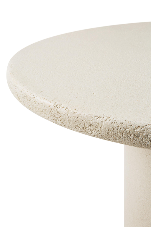 Ethnicraft Elements eettafel Ø90 off white