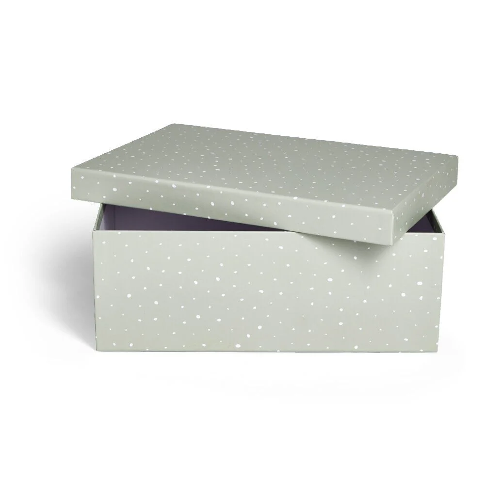 Boite carton décorée 48x33,5xH16cm - 2 modèles