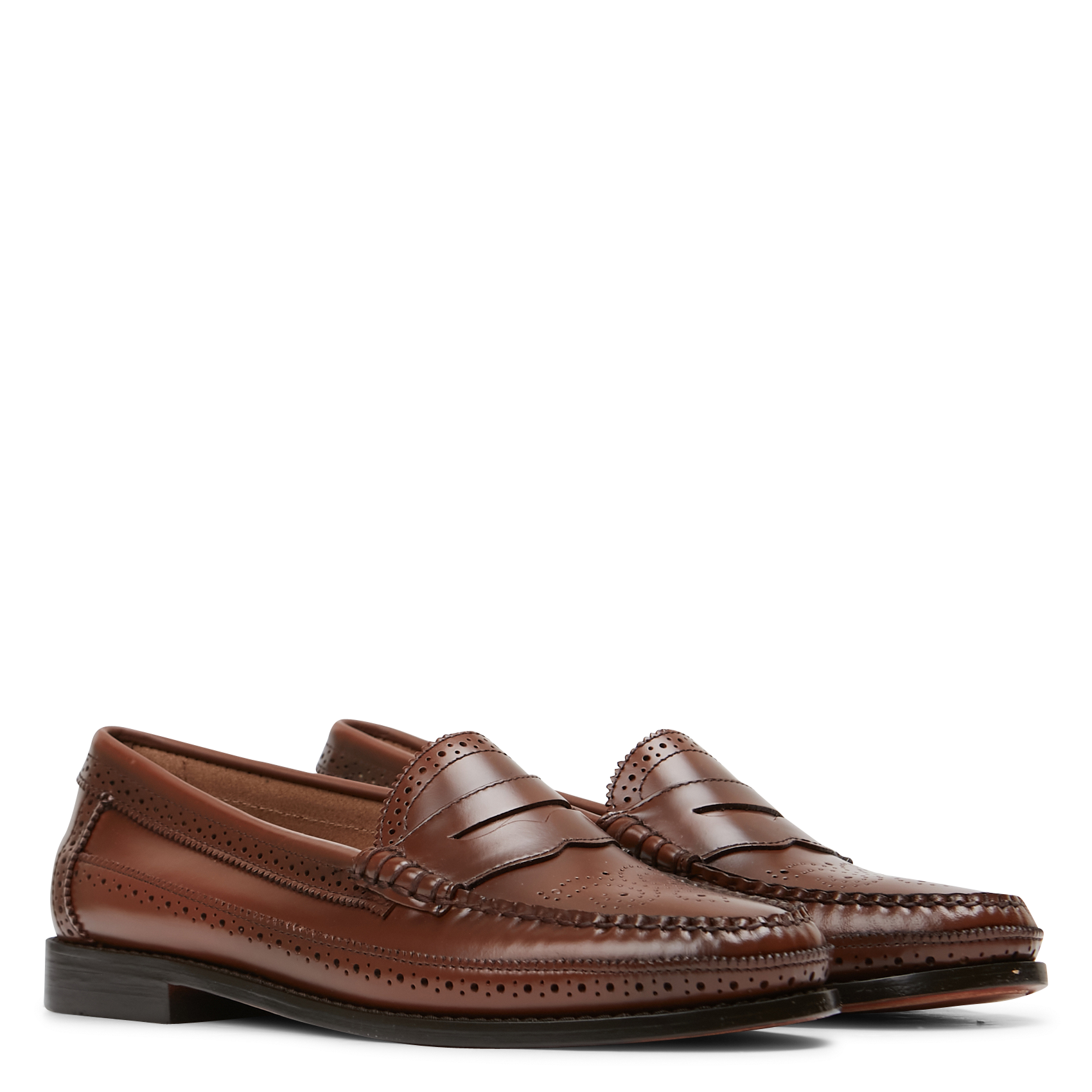 PENNY BROGUE - Mocassins en cuir| Marron