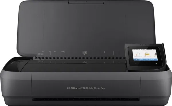 HP Officejet 250 Mobile All-in-One - Multifunktionsprinter - farve - blækprinter - Legal (216 x 356 mm) (original) - A4/Legal (medie) - op til 8 spm (kopiering) - op til 10 spm (udskriver) - 50 ark - USB 2.0, USB vært, Wi-Fi