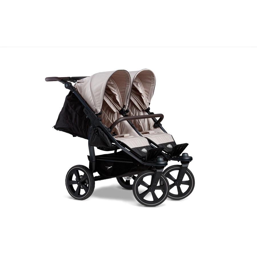 tfk Zwillingskinderwagen Duo 2 mit Luftkammer-Set Sand