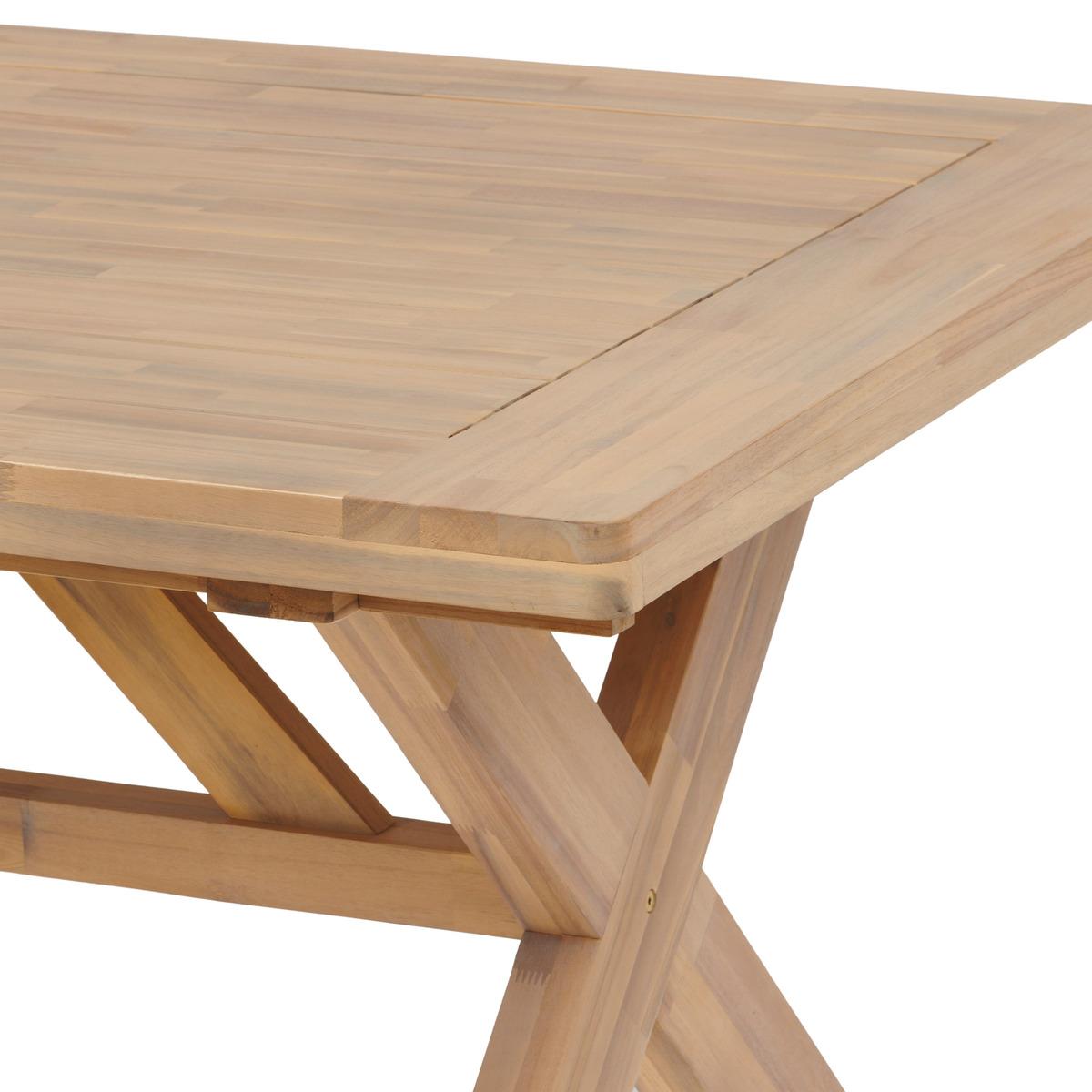 TABLE XENIA EXTENSIBLE ACACIA 12 PLACES