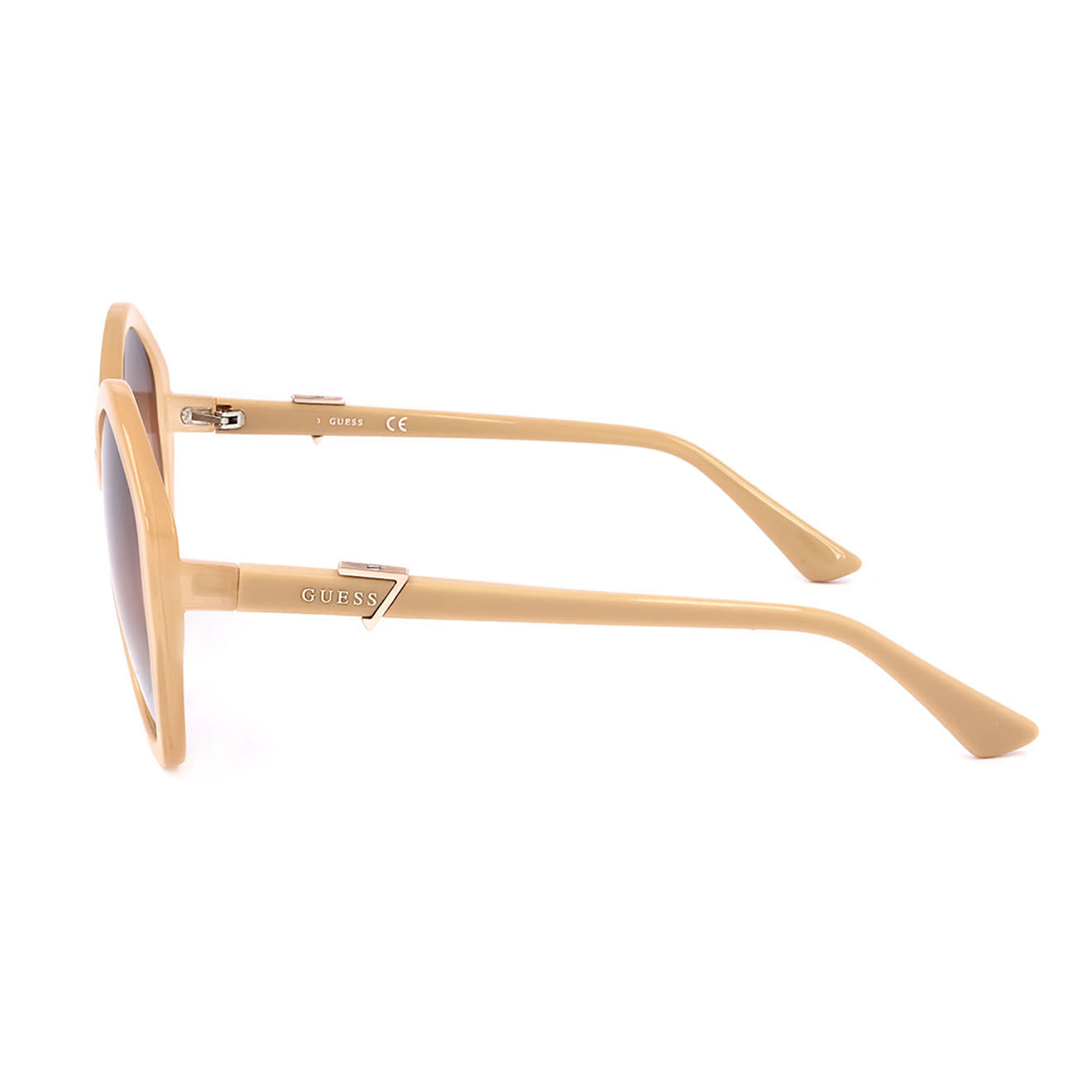 Guess Lunettes de soleil Femme beige brillant