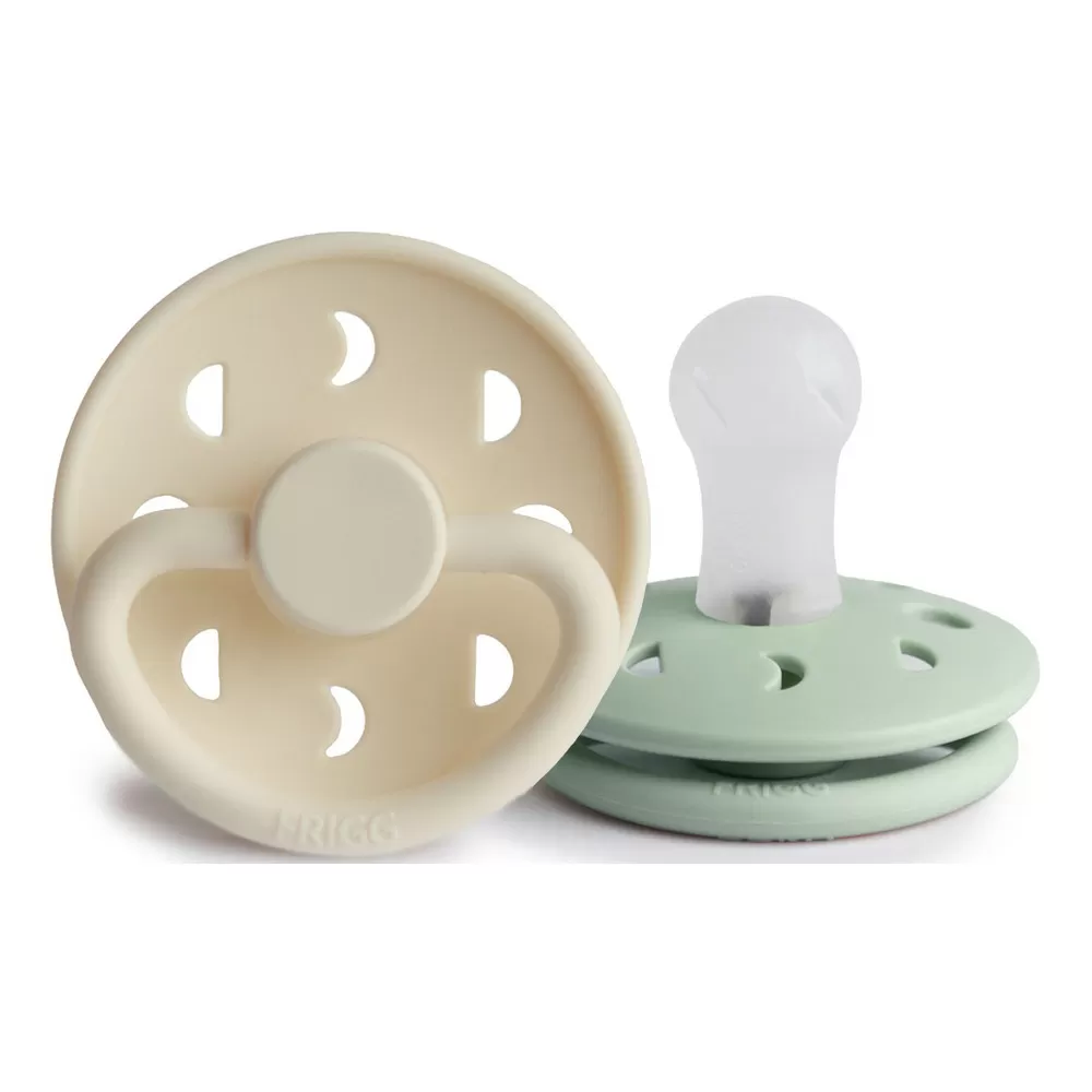 FRIGG Moon Phase Rund Silikone Cream/Sage - Flere størrelser