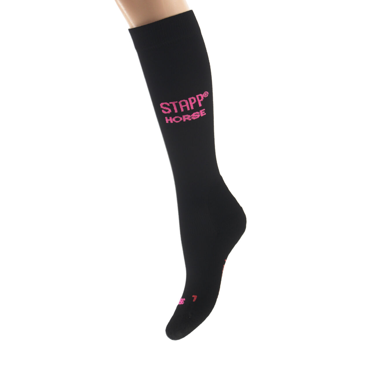 Stapp Horse Deocell - Paardrijsokken - Zwart roze - 35-38