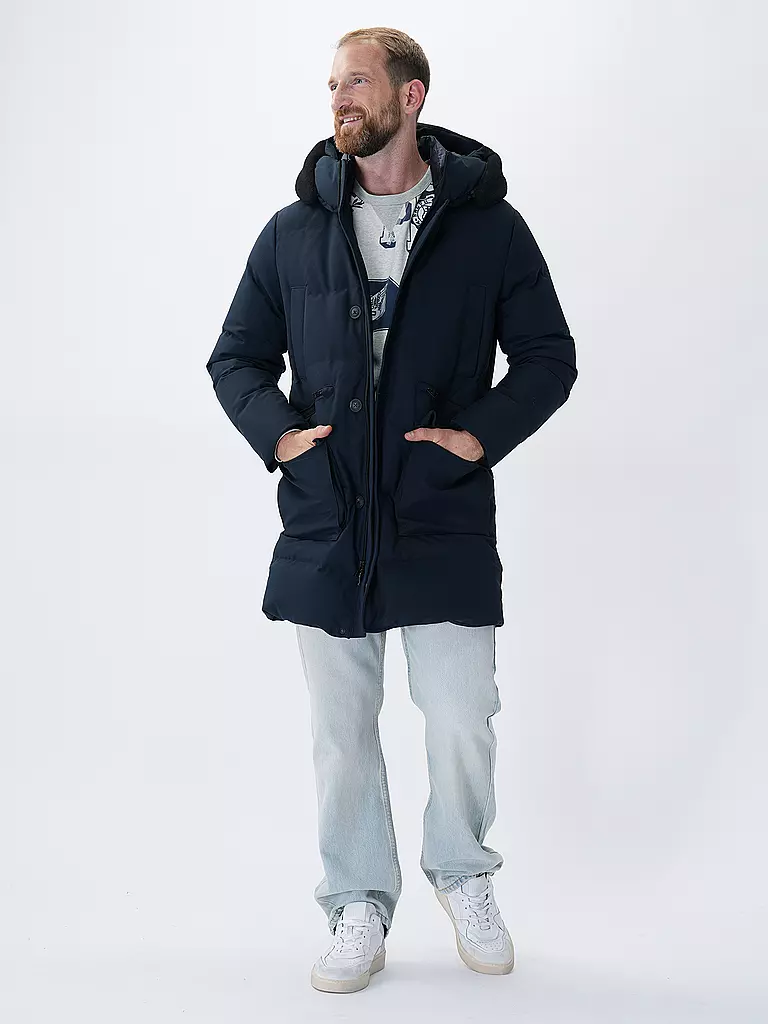 WOOLRICH Parka SEAM SEALED blau